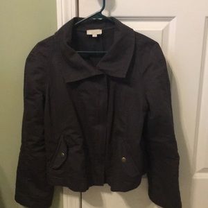 Lightweight dark navy zip up jacket